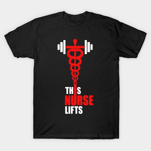 the nurse lifts T-Shirt by amillustrated